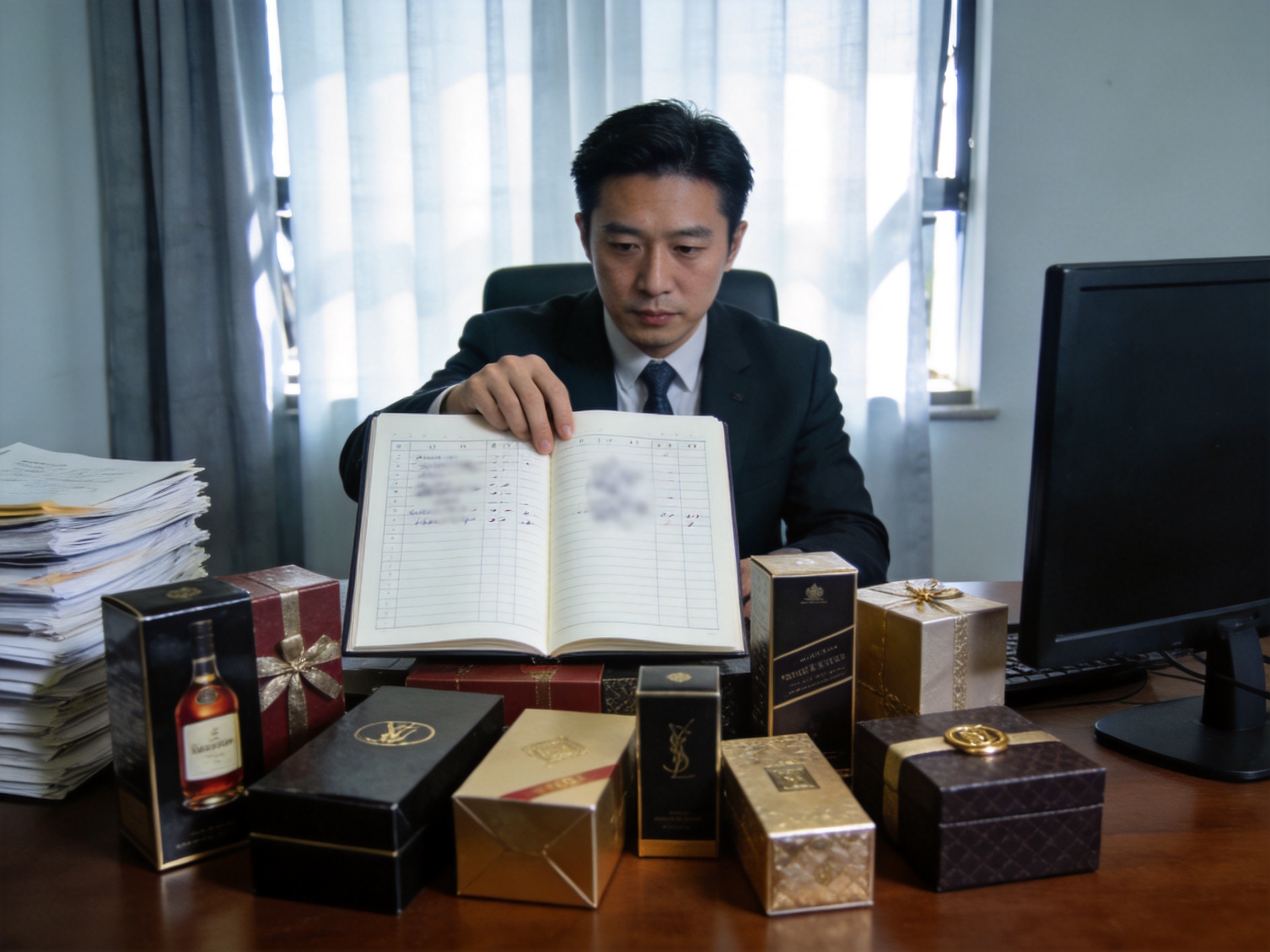 主持人收礼账本曝光